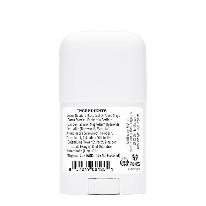 Earth Mama Mini Deodorant Travel Set | Safe for Sensitive Skin, Pregnancy and Breastfeeding, Contains Organic Calendula with No Fragrance Chemicals, No Baking Soda or Aluminum (4-Pack)-Velvo Beauty
