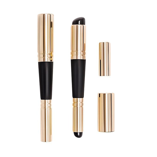Dual Ended Silicone Lip Brush with Lid, Jelly-like Lip Makeup Brush, Versatile Makeup Applicator for Lips, Concealer, Contour, Blush, Bronzer, and Eyes, 1 count-Velvo Beauty