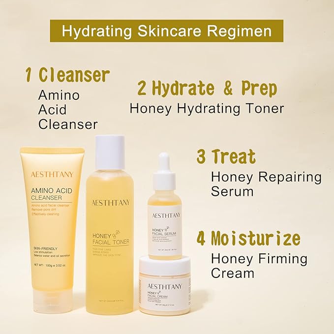 Honey Hyaluronic Acid Face Serum, 30ml / 1.06 fl.oz | Honey Purity 30% | Vit E - Anti Aging Facial Serum for Skin Care | Face Serum for Women | for All Skin Type-Velvo Beauty