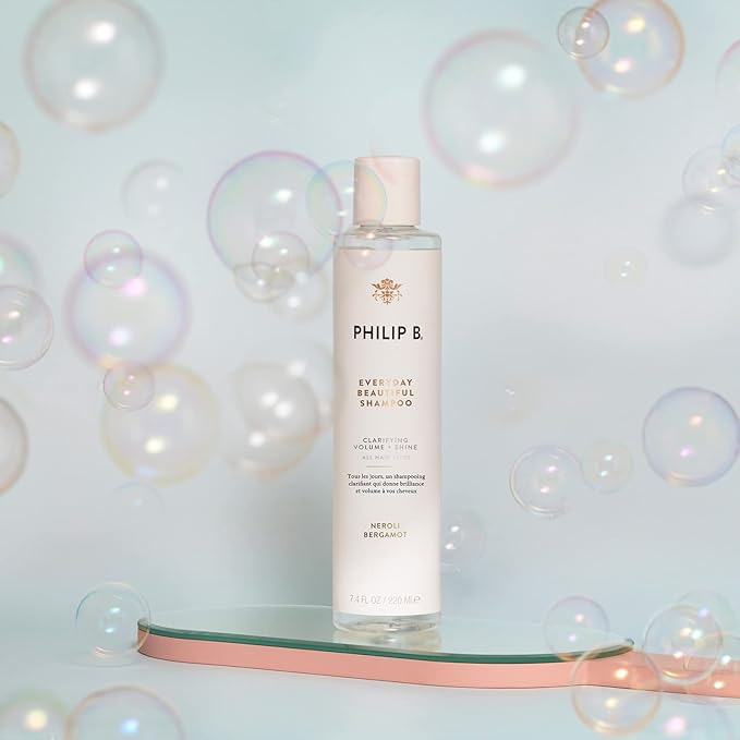 PHILIP B Everyday Beautiful Shampoo - 7.4 fl. oz. (220 ml) - Clarifying, Volumizing and Shine Enhancing, Removes Excess Buildup, Sulfate-Free, Made in USA-Velvo Beauty