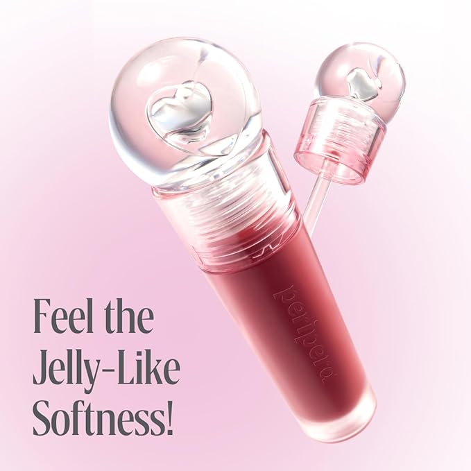Peripera Ink Jellable Tint, Lip Stain, Korean Lip Tint, High Pigment Color, Longwear, Weightless, Moisutizing, Hydrating (04 DANCE WITH WARM, One Size)-Velvo Beauty