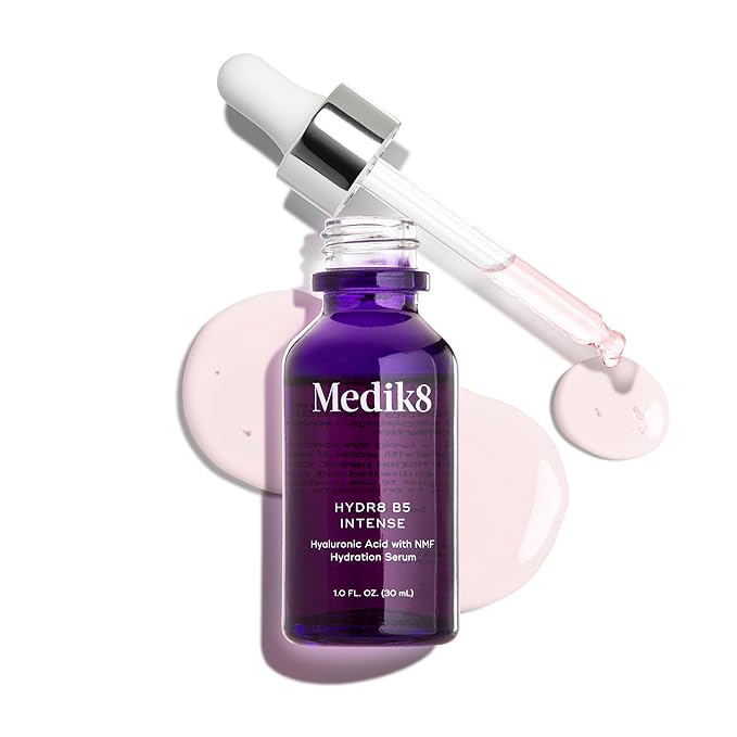 Medik8 Hydr8 B5 Intense - Hyaluronic Acid Serum - Moisturizing and Antioxidant Serum for Face - Smooths Fine Lines and Wrinkles - Vegan - 1.0 oz-Velvo Beauty