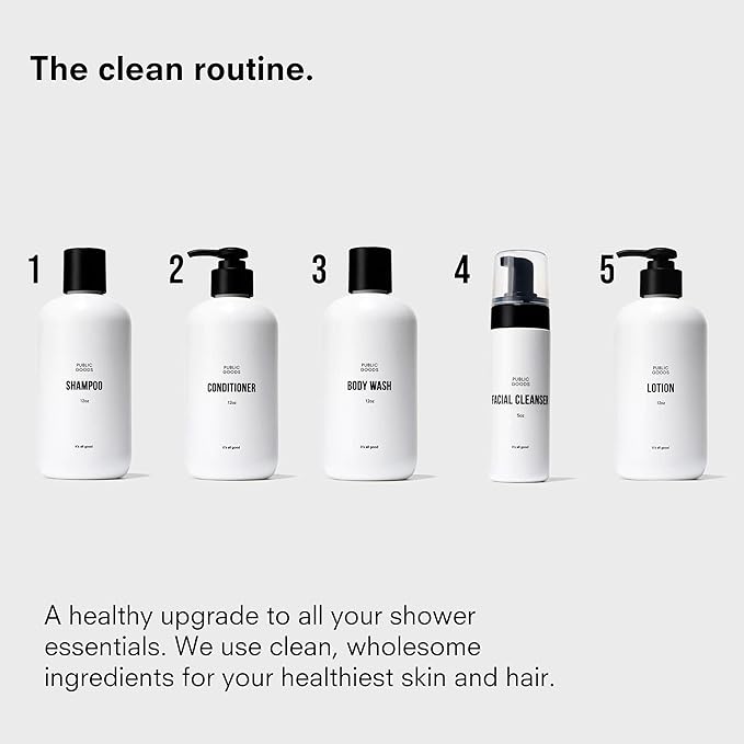 Public Goods Conditioner for Women & Men | Natural Conditioner to Protect & Moisturize Dry Hair | Made with Organic Essential Oils | Sulfate & Paraben Free | Vegan Friendly | 34 Fl Oz Refill-Velvo Beauty