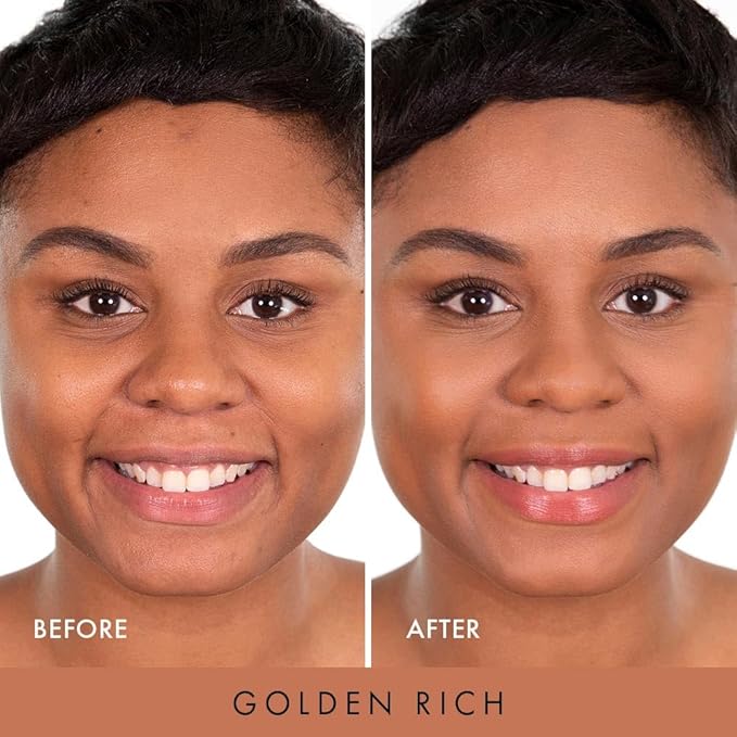 Wander Beauty Wanderlust Powder Foundation - Golden Rich - Blurs & Evens Skin Tone - Perfects & Hydrates With Hyaluronic Acid, Aloe, Honeysuckle, & Vitamin E - Lightweight, Buildable Coverage -0.31 oz-Velvo Beauty