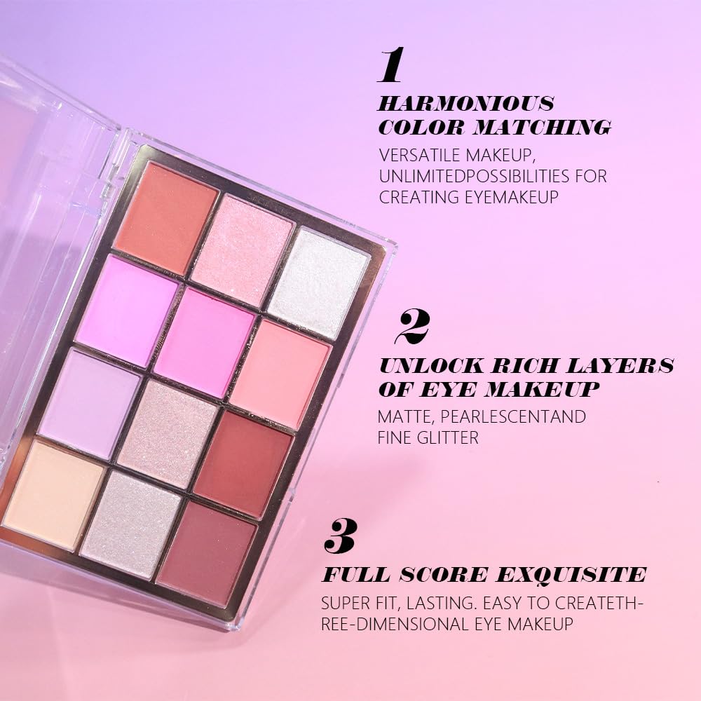 Silver Purple Mauve Eyeshadow Palette,Natural Neutral Warm Cream Light Colors Eyeshadow Palette,Eye Shadow Palette Long Lasting Naturing-Looking Make Up Pallets for Women,Vegan-Velvo Beauty