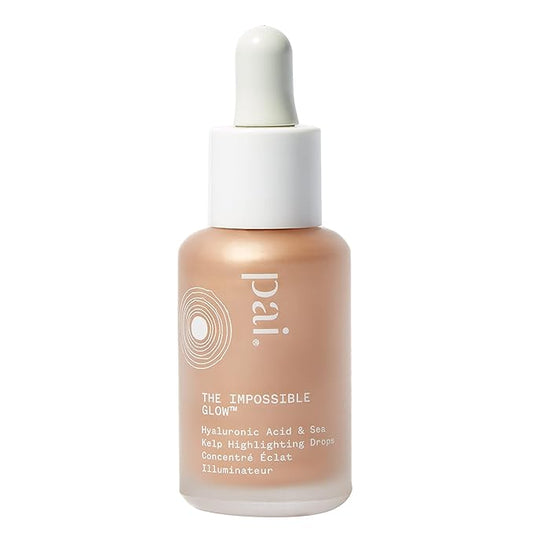 Pai Skincare - The Impossible Glow Organic Hyaluronic Acid + Sea Kelp Glow Drops | Natural, Vegan, Sensitive Skincare (Rose Gold, 1 fl oz | 30 ml)-Velvo Beauty