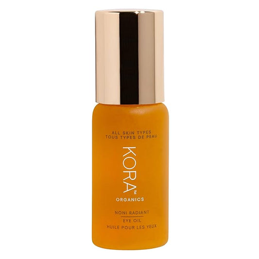 KORA Organics Noni Radiant Hydrating Under Eye Oil Roller, Smooth & Tone, Certified Organic, Cruelty Free Eye Serum - Delicate Eyebag Remover - Travel Essential for Puffy Face & Wrinkes - 0.34 Fl Oz-Velvo Beauty