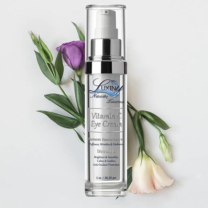 Vitamin C Under Eye Cream for Dark Circles and Puffiness, Anti Aging, Enriched Retinol Eye Cream to Reduce Eye Bags, Fine Line and Wrinkles with Aloe Vera & Cocoa Butter, 1oz.-Velvo Beauty