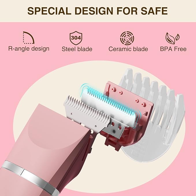 Bikini Trimmer Women Electric Razor for Pubic Hair Women's Foil Shaver Rechargeable Shaver-Velvo Beauty