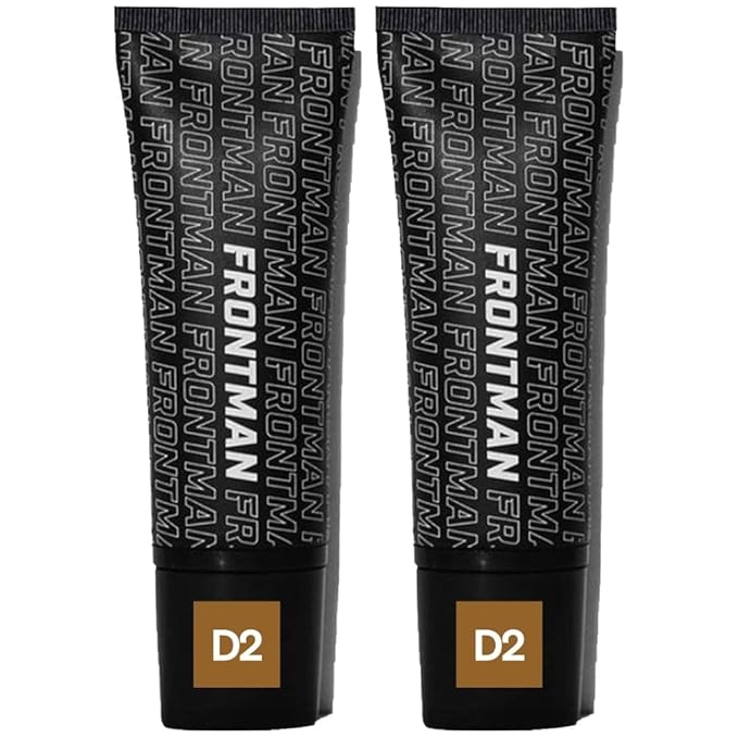 FRONTMAN Fade, Men's Acne Concealer With Salicylic Acid For Acne | For Blemishes & Dark Circles | Natural Coverage, Non-Greasy Formula, Oil-Free, Fragrance-Free | Perfect for All Skin Types | Men’s Concealer D2 Dark Shade-Velvo Beauty