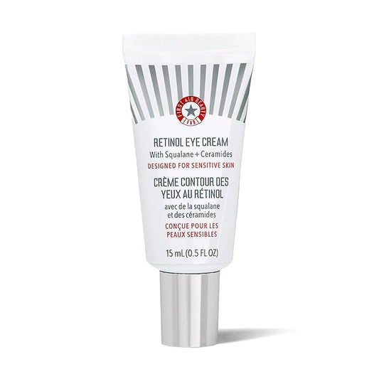 First Aid Beauty Retinol Eye Cream with Squalane + Ceramides – Visibly Smooths Fine Line & Wrinkles Around the Eyes – 0.5 oz.-Velvo Beauty
