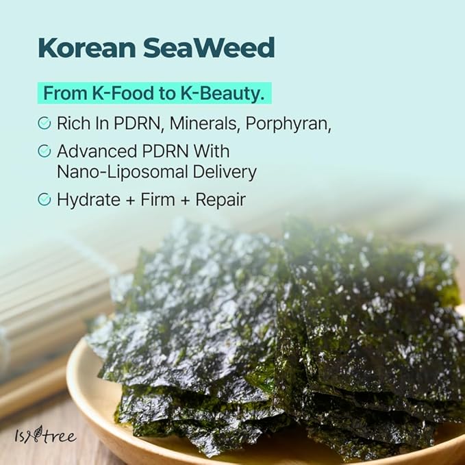 IsNtree Gim PDRN Deep Sleep Mask 80ml, 2.7 fl oz | Korean SEAWEED Skincare Sleeping Mask gel | Night Cream | Facial Mask | Overnight Gel mask for Hydration & Skin Bounce-Velvo Beauty