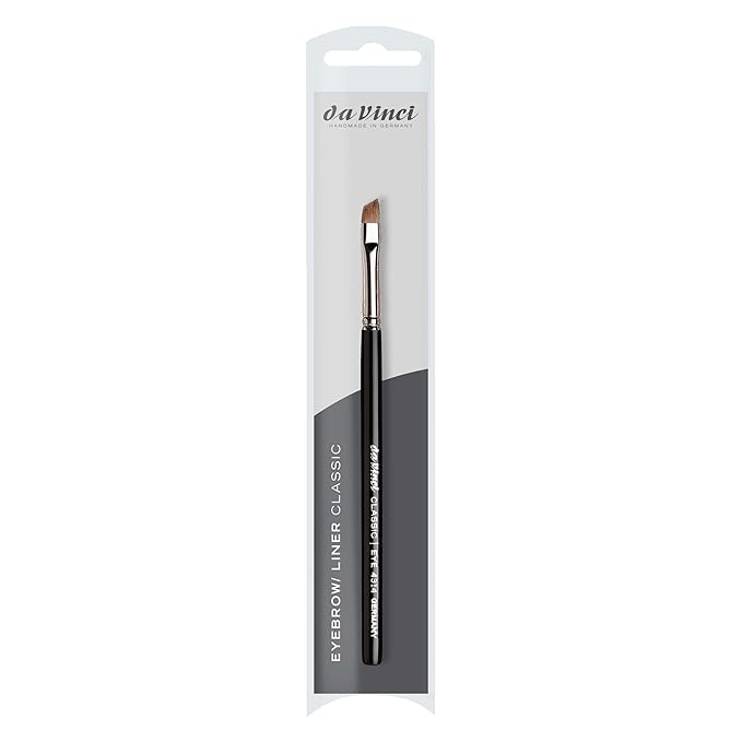 da Vinci Cosmetics Series 4314 Classic Eyeliner Brush, Angled Liner Russian Red Sable, 11.3 Gram-Velvo Beauty