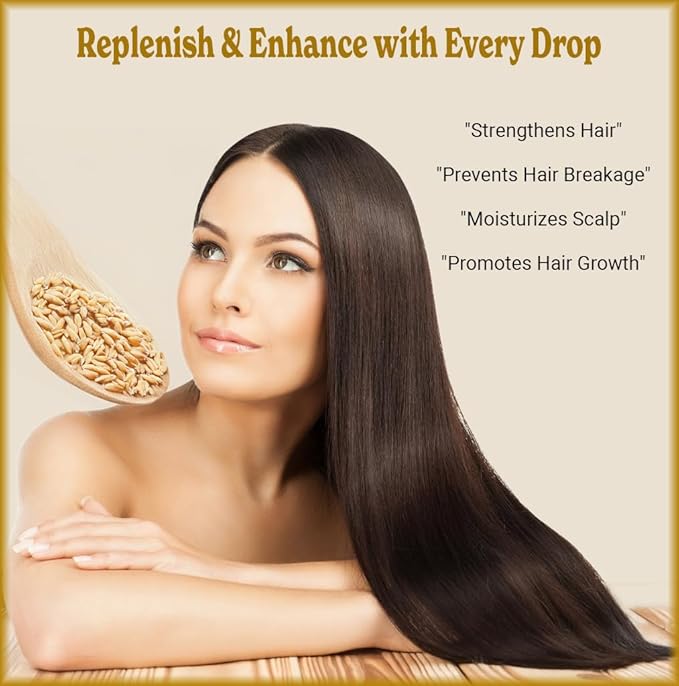 Natural Born Oils Wheat Germ Oil. 4oz. 100% Pure, Natural, Organic, Cold-pressed, Unrefined, Rejuvenating, Rich in Vitamin E. Moisturizer for Skin Hair-Velvo Beauty