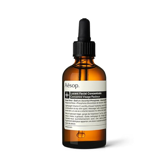 Aesop Lucent Facial Concentrate | Lightweight Vitamin C Facial Serum for Replenished, Hydrated, and Balanced Skin | 2.1 Oz-Velvo Beauty