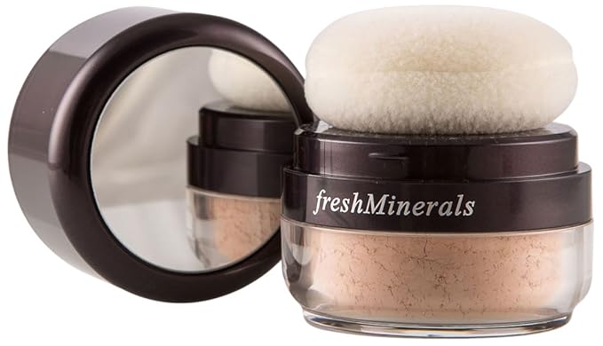 Powder Foundation, with Puff, Fresh Look, 6 Gram-Velvo Beauty