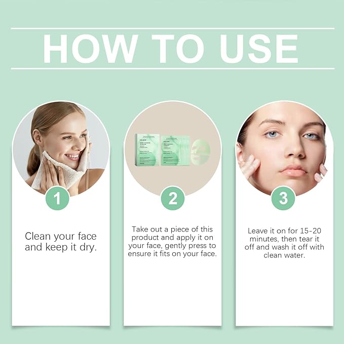 YIKESHU Retinol Collagen Face Mask – Korean Tightening Hydrogel Overnight Mask, Deep Moisturizing & Elasticity Boost, Long-Lasting Hydration & Brightening Skin (Retinol Collagen Face Mask)-Velvo Beauty