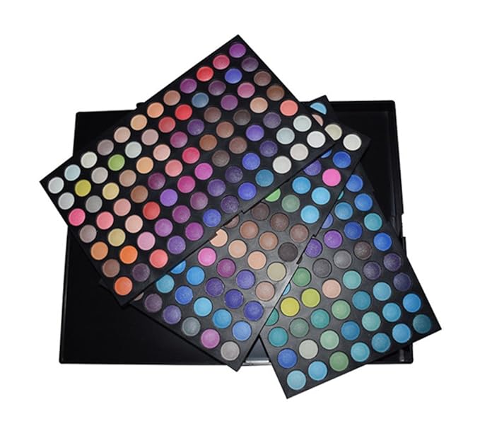 Pro 252 Colors Eyeshadow Makeup Palette Cosmetic Contouring Kit Holiday Makeup Gift Set | Full Makeup Kit for Women Essential Starter Bundle- Ideal for Professional and Daily Use-Velvo Beauty
