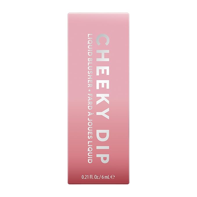 W7 Cheeky Dip Liquid Blusher - Pigmented Colour For Cheek Makeup - Satin Matte Finish - Lustful (Pink)-Velvo Beauty