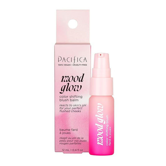 Pacifica Liquid Spray Blush Mood Glow PH Color Shifting Blush Balm Face Makeup, Color Shifting, Reacts to Skin pH, Hydrating Cheek Tint, Vegan, 0.4 fl oz (1 Count)-Velvo Beauty