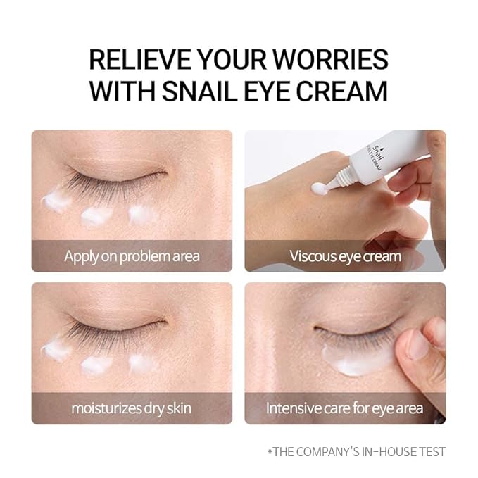 SCINIC Snail Matrix Eye Cream All Skin Types Women Hypoallergenic Moist (30ml)-Velvo Beauty