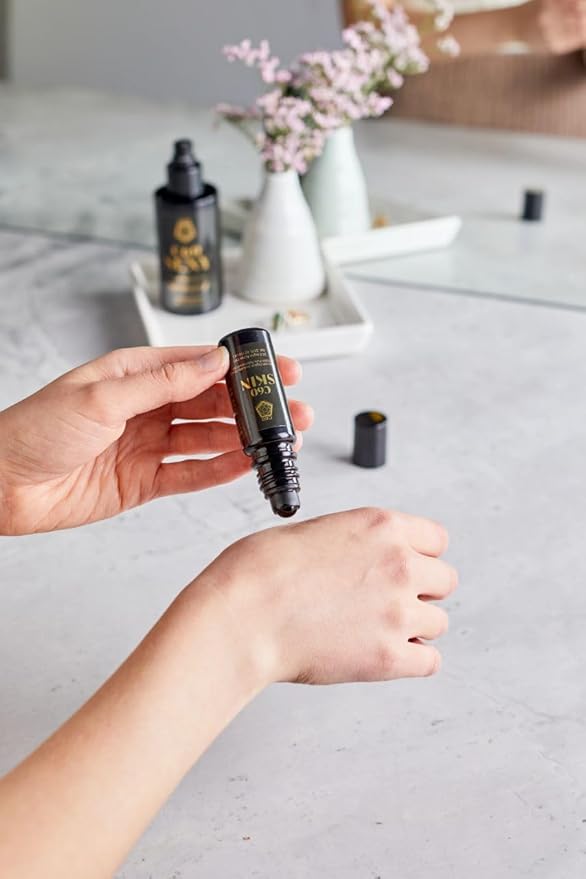 C60 Power - Skin Roll-On - Age-Defying Antioxidant Protection - Reduce Wrinkles, Heal Skin, Non-Greasy - Face, Body, Bug Bites, Scarring - Organic Avocado Oil, 99.99% Pure C60 Fullerenes-Velvo Beauty