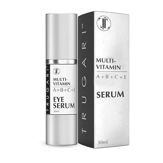 Eye Serum, Multi-Vitamin Skin Care Serum with Vitamins A, B, C and E, Rejuvenating Dark Spot Remover for Face and Under Eyes, Improves Age Spots, Fine Lines and Wrinkles, 30 ml-Velvo Beauty