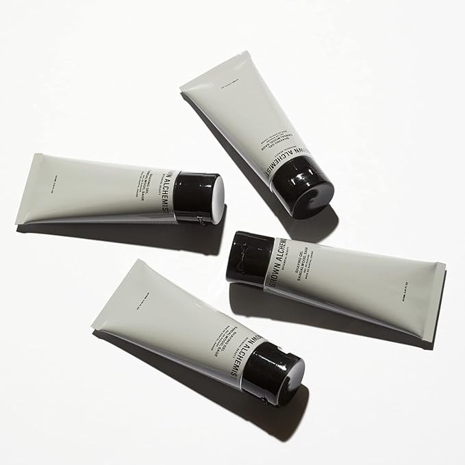 Grown Alchemist Refreshed & Ready Trio Bundle for Men. Shaving Gel+Exfoliating Polishing Cleanser+Hydra Restore Day Cream-Velvo Beauty