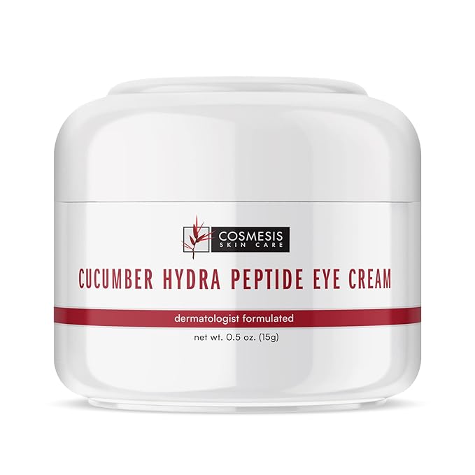 Cucumber Hydra Peptide Eye Cream - Minimize Fine Lines, Promote Smooth Skin & Protect Delicate Under-Eye Skin - 0.50 oz - Cosmesis-Velvo Beauty