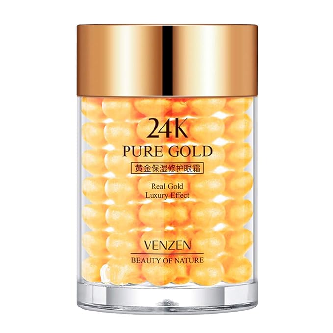 VENZEN Pure 24K Gold Eye Cream Real Luxury Effect Beauty Of Nature Nourishment Hydrating 30g-Velvo Beauty