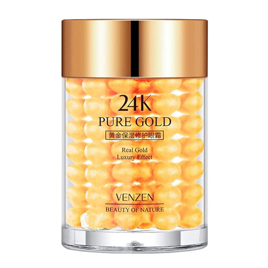 VENZEN Pure 24K Gold Eye Cream Real Luxury Effect Beauty Of Nature Nourishment Hydrating 30g-Velvo Beauty