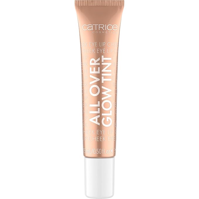 Catrice | All Over Glow Tint | Multi-Use Liquid Highlighter | Eyes, Cheeks, Lips & Body |WIth Vitamin C & Niacinamide, | Long-lasting & Lightweight | Vegan & Cruelty Free (030 | Sun Dip)-Velvo Beauty