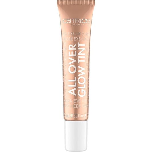 Catrice | All Over Glow Tint | Multi-Use Liquid Highlighter | Eyes, Cheeks, Lips & Body |WIth Vitamin C & Niacinamide, | Long-lasting & Lightweight | Vegan & Cruelty Free (030 | Sun Dip)-Velvo Beauty
