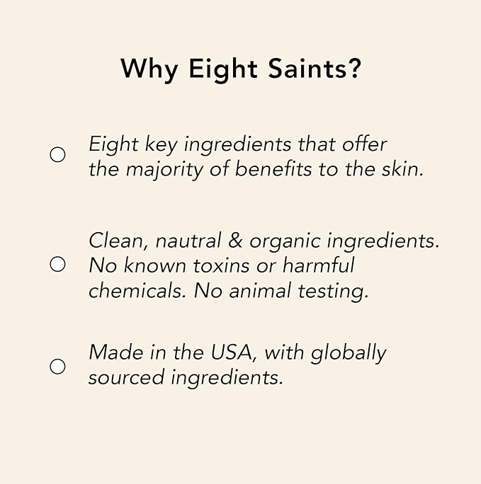 Eight Saints Vitamin C Serum For Face, Anti Aging Facial Serum, Hyaluronic Acid, Vitamin E, Organic Aloe Vera and Jojoba Oil, Hydrating & Brightening Serum for Dark Spots, Fine Lines and Wrinkles, 1oz-Velvo Beauty