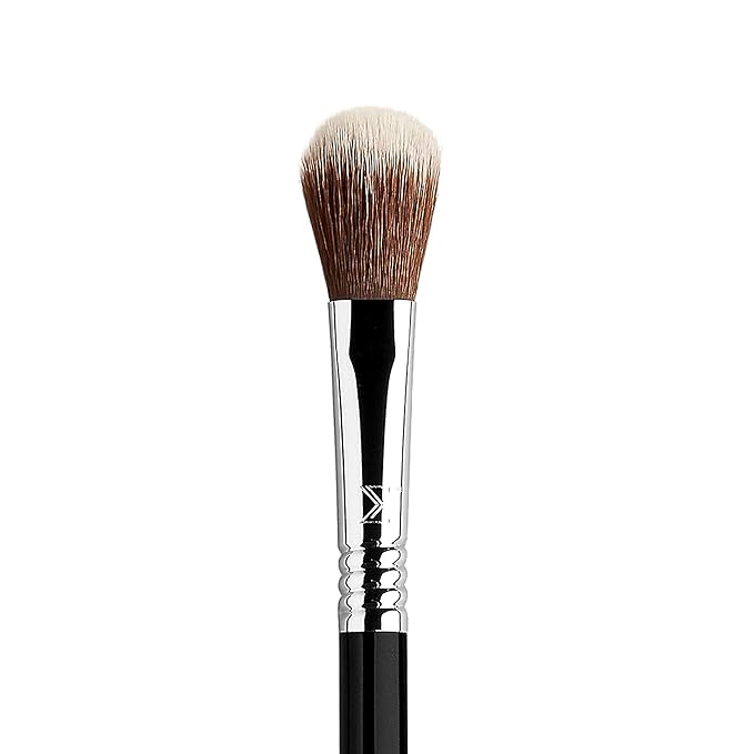 Sigma Beauty Professional F03 High Cheekbone Highlighter™ and Contouring Synthetic Face Makeup Brush with Sigmax® fibers for Buffing and Highlighting Nose, Chin and Cheekbones-Velvo Beauty