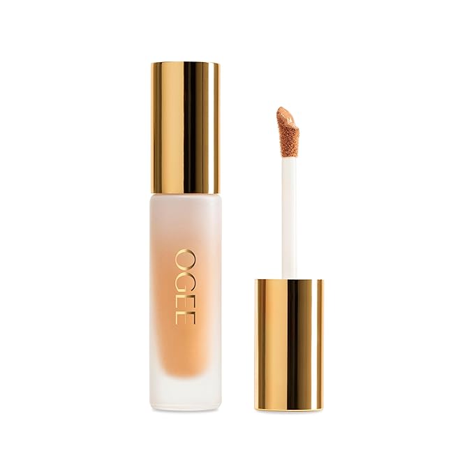 Ogee Complexion Perfecting Under Eye Concealer - Certified Organic Full Coverage Concealer - Buildable Coverage - WILLOW 3.00C - Light Medium (Peach Undertones)-Velvo Beauty