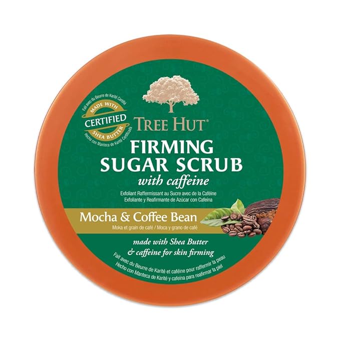 Tree Hut Ultra Hydrating and Exfoliating Sugar Scrub Mocha & Coffee Bean for Nourishing Essential Body Care, 18 Ounce-Velvo Beauty