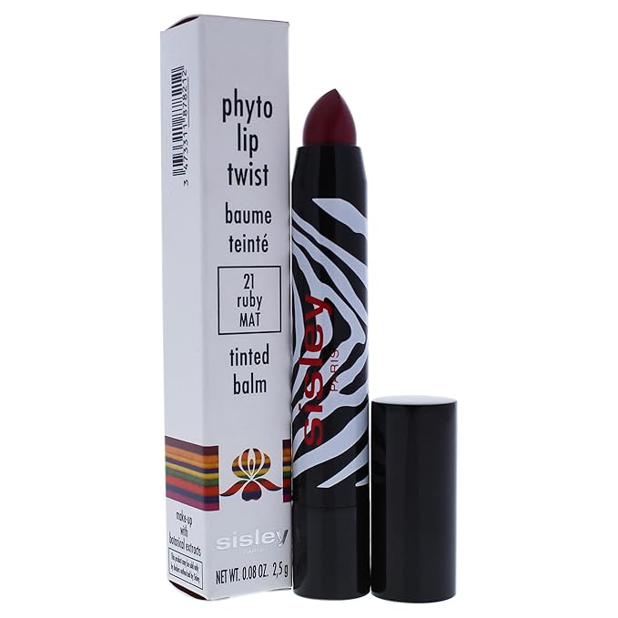 Sisley Phyto Lip Twist, 21 Ruby Mat, 0.08 Ounce-Velvo Beauty