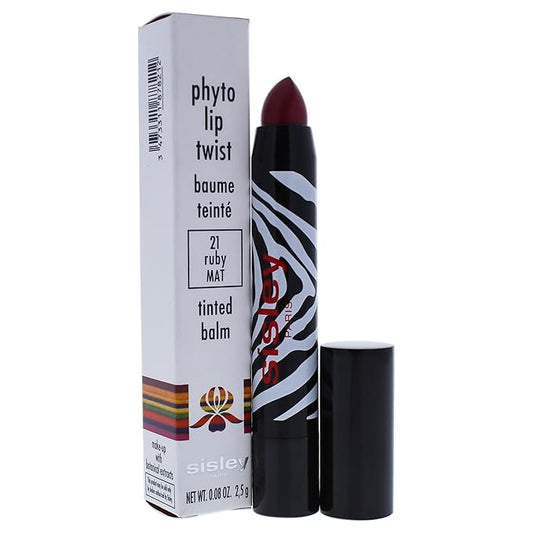 Sisley Phyto Lip Twist, 21 Ruby Mat, 0.08 Ounce-Velvo Beauty