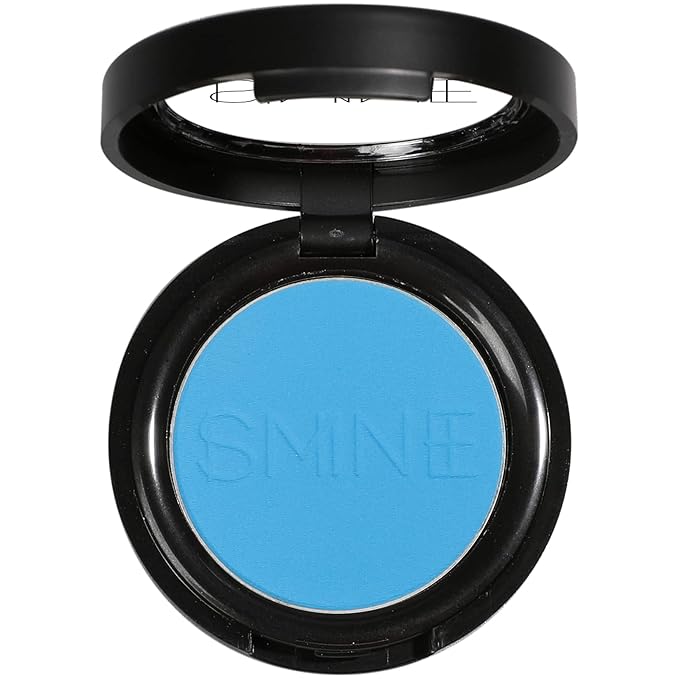IS'MINE Single Sky Blue Matte Eyeshadow, High Pigment, Longwear, Intense Color Best Pressed Eye Makeup for Day & Night-Velvo Beauty