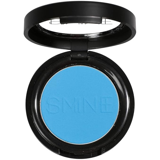 IS'MINE Single Sky Blue Matte Eyeshadow, High Pigment, Longwear, Intense Color Best Pressed Eye Makeup for Day & Night-Velvo Beauty