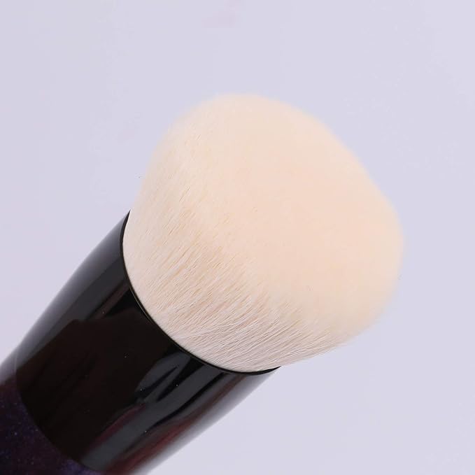 ENERGY Foundation Makeup Brush With Brush Clean Flat Top Kabuki for Face - Perfect For Blending Liquid, Cream or Flawless Powder Cosmetics - Buffing, Stippling, Concealer - Premium Quality Synthetic Dense Bristles-Velvo Beauty