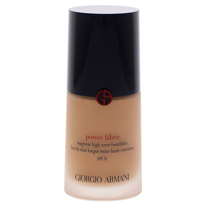 Giorgio Armani Power Fabric Longwear High Cover Foundation SPF 25 - 5.75 Women Foundation 1 oz-Velvo Beauty