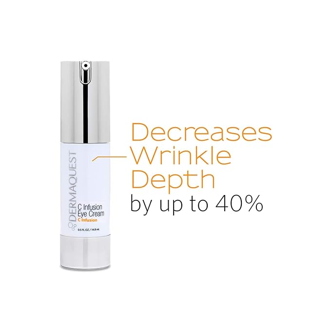 DermaQuest C Infusion Hydrating Revitalizing Eye Cream - Eye Bags Reducer, Eye Puffiness Treatment & Under Eye Cream For Dark Circles (0.5 oz)-Velvo Beauty