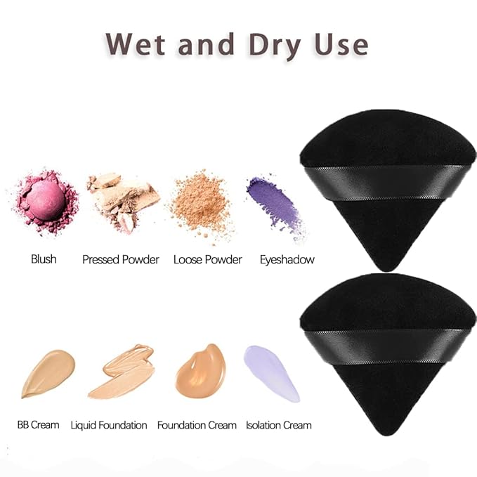 Korean Picasso Makeup Spatula Palette Set and Powder Puff for Liquid Foundation,Stainless Steel Mixing Spatula Scraper Artist Nail Art Stirring Makeup Tool-Velvo Beauty