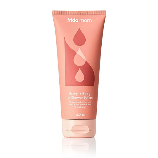 Frida Mom Prgenancy Belly Cream, In Shower Body Lotion for Fully Body and Bump, Moisturizing Lotion for Pregnant Dry and Stretched Skin, 6oz-Velvo Beauty