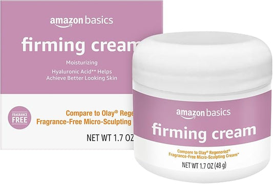 Amazon Basics Firming Cream, Fragrance Free, 1.7 Ounces, 1-Pack-Velvo Beauty