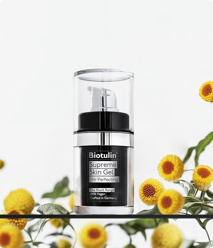 BIOTULIN - Supreme Skin Gel | Reduces Wrinkles Within 1 Hour | Hyaluronic Acid Serum | Spilanthol Serum for Face I Anti Aging Treatment - 0.5 oz-Velvo Beauty