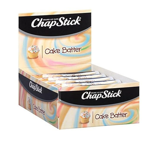ChapStick Limited Edition Cake Batter, 12-Stick Refill Pack-Velvo Beauty