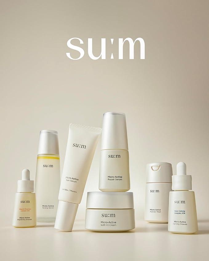 SU:M Micro-Active Repair Serum (1.69 fl oz) - Korean Skincare for Deep Hydration, Boost Vitality, and Skin Barrier Strengthening. with Tru-Active™ and Biopeptide 190™.-Velvo Beauty